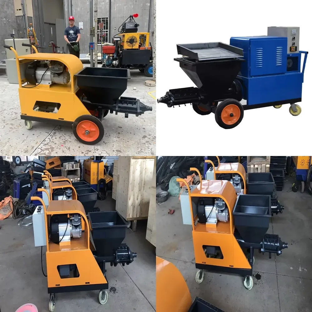 

Cheap Putty Concrete Mixer Mortar Plastering Spray Pump Machine