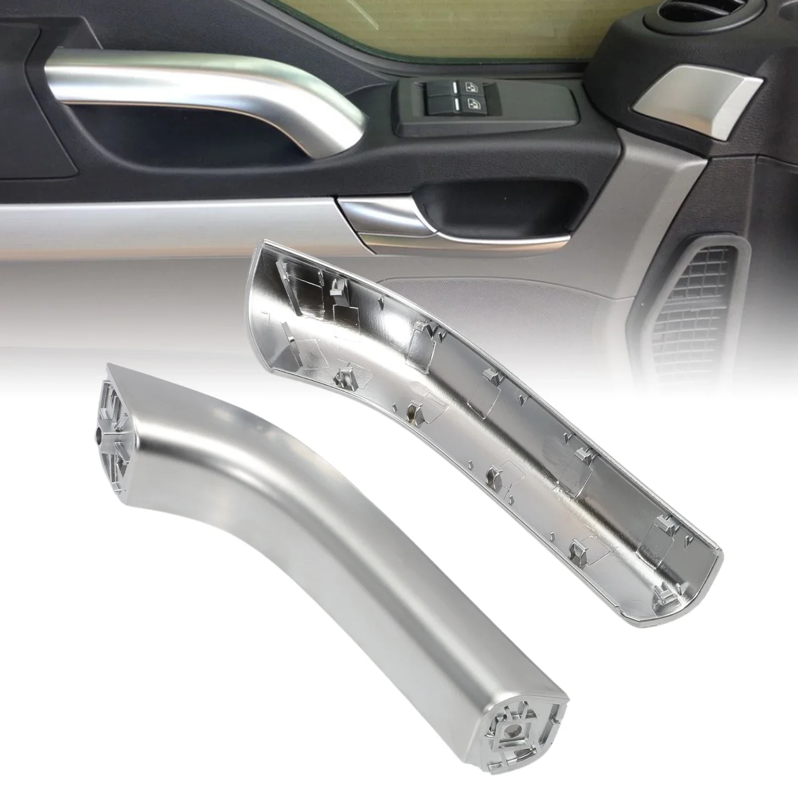 Door Handle Door Opener Inner Door Handle Driver Side Chrome Interior Silver Front Left for M-A-N TGX TGL 81626304155