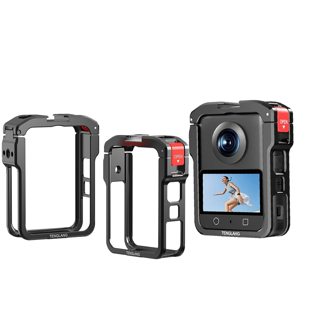 

Rabbit Cage Aluminum Protective Case for DJI OSMO 360, Multifunctional Metal Frame Expansion Adapter Mount Panoramic Camera