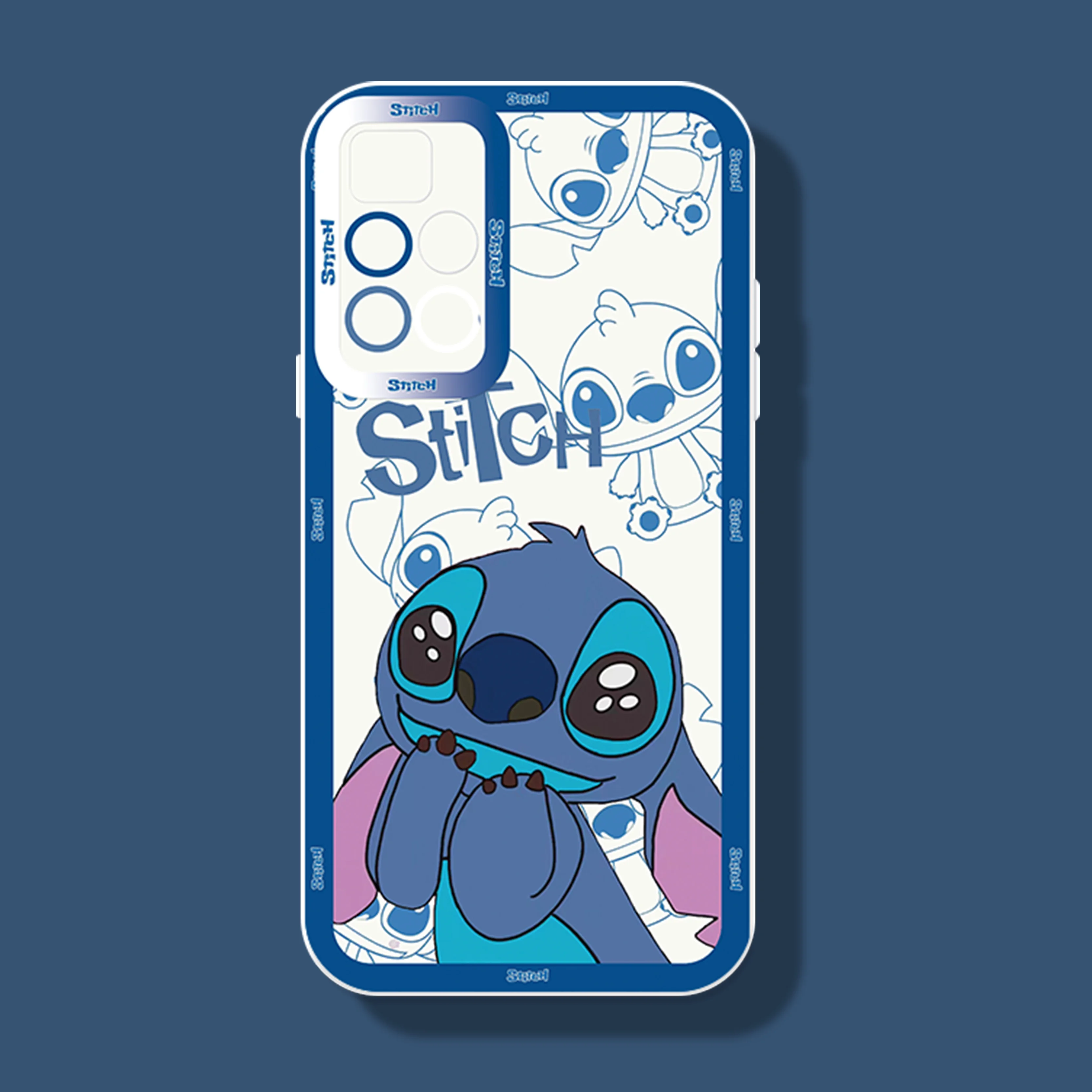 Disney Cute Stitch For Redmi 12C 10C 9T 8 A1 X 9C T A9 10A 40K Pro 4G 5G Angel Eyes Phone Case