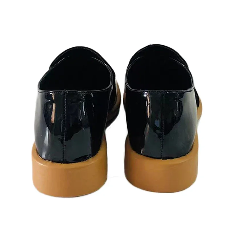 Genshin Impact Zhongli Cosplay Shoes Party Zhong Li Cosplay Shoes PU Leather Party Props