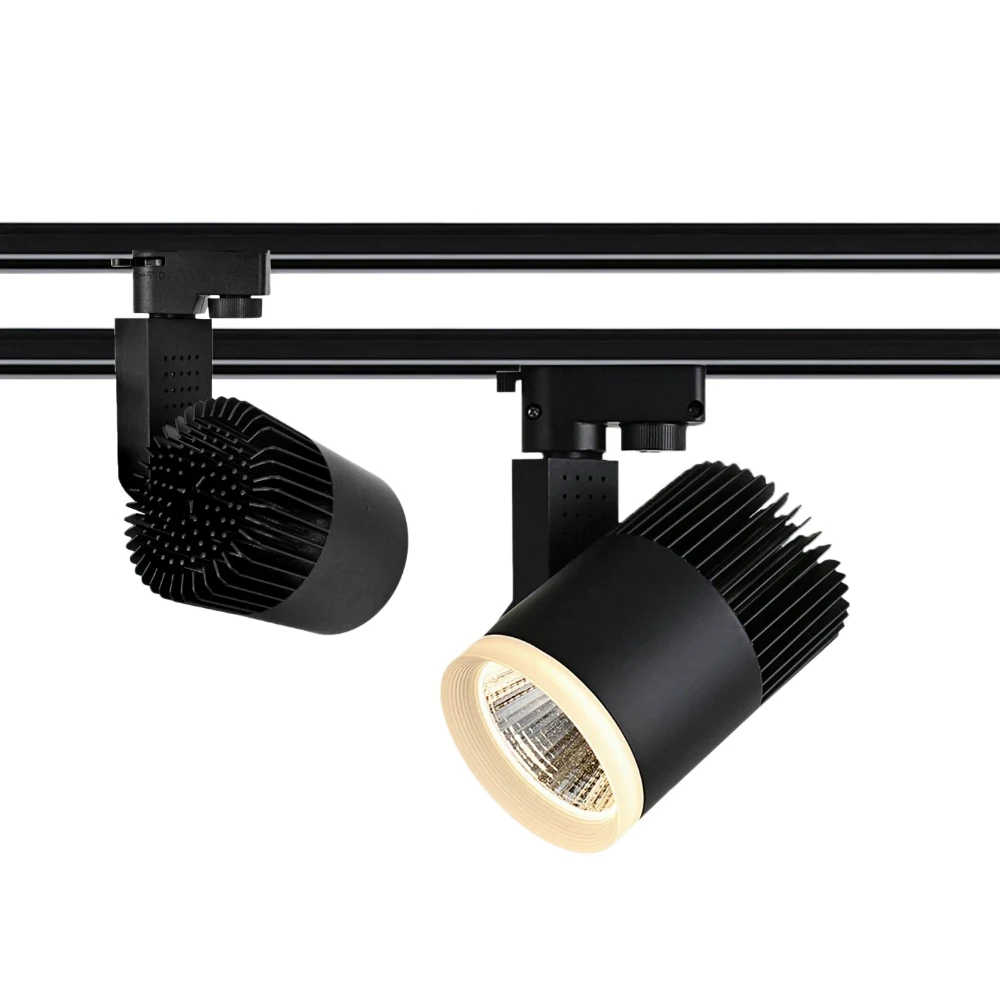 LED Track Light COB Modern Spotlight Wall Light For Railway Rail Industrial Kitchen Clothes Shoes Stores Shops Lampada Lamps 50W