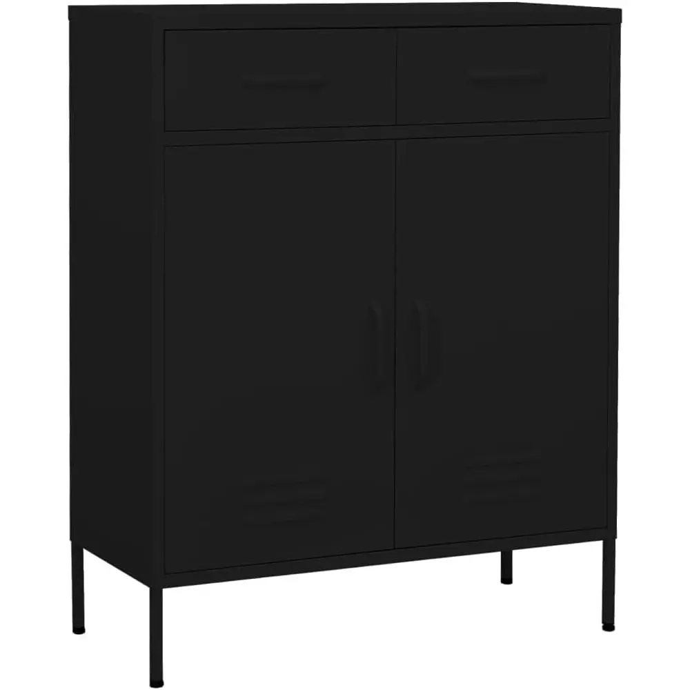 

Double-Door Matte Finish Steel Storage Cabinet, Adjustable Shelves, 220.5 lbs Capacity, 13.8x31.5x40 in