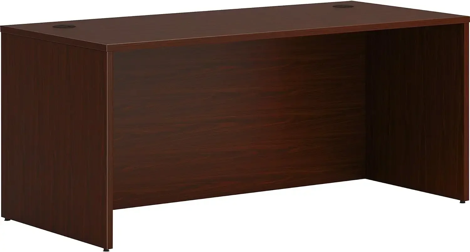 

Mod Desk Shell, 66 X 30 X 29, Mahogany Study Desk Study Table Computer Table