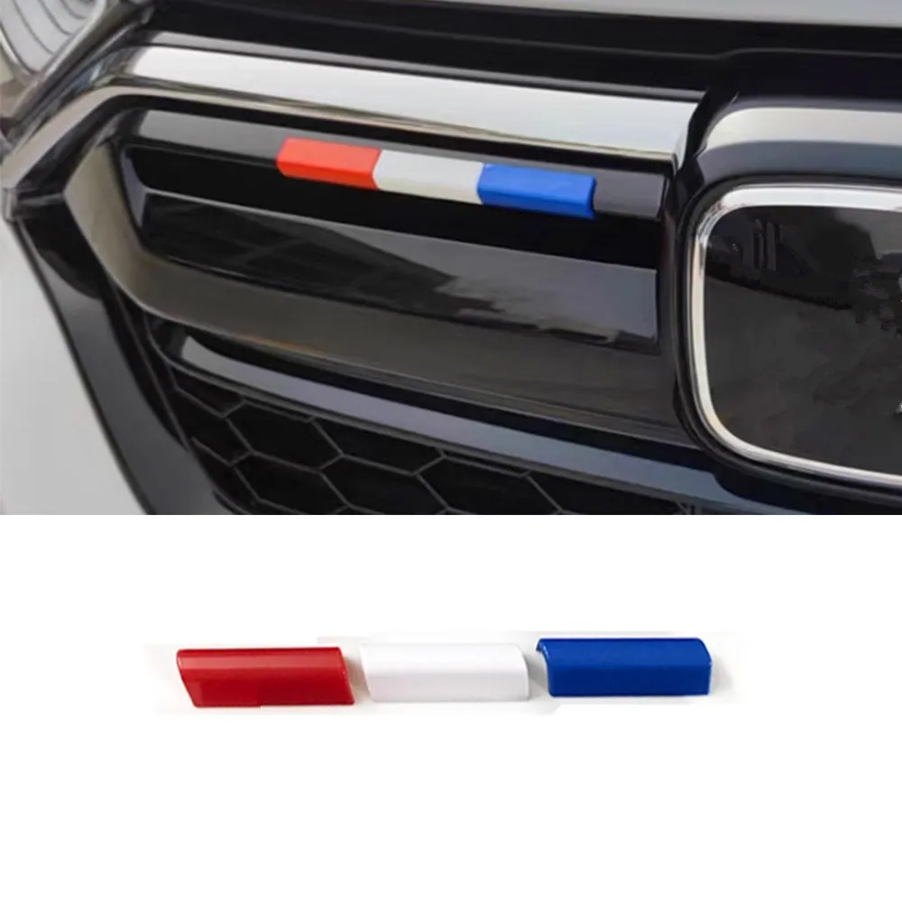 3Pcs/set  Car Front Grille Grill Decoration Cover 3 Colors ABS Stickers For Honda CRV 2021 Exterior Auto Accessories