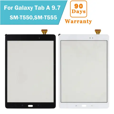 9.7 "pour Samsung Galaxy Tab A 9.7 T550 T555 SM-T550 SM-T555 écran tactile numériseur pièces de rechange