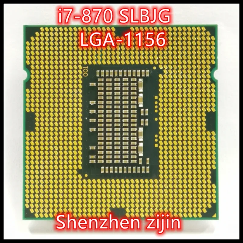 I7-870 i7 870 SLBJG 2.9 GHz رباعية النواة معالج وحدة المعالجة المركزية 8M 95W LGA 1156