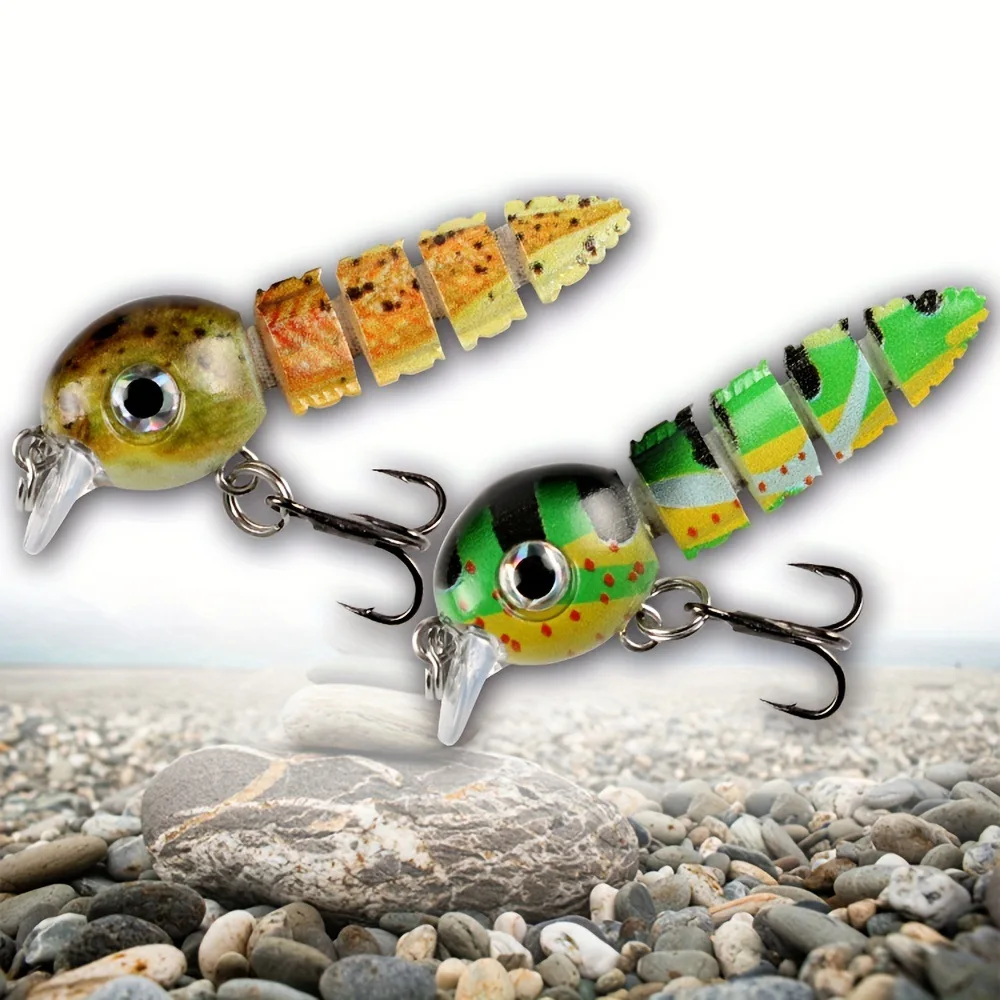 Multi Jointed Swimbait 5.5cm/4g Fishing Lures Crankbait Lifelike Hard Fish Baits Small Fishing Lure Set Wobblers Tackle image 5