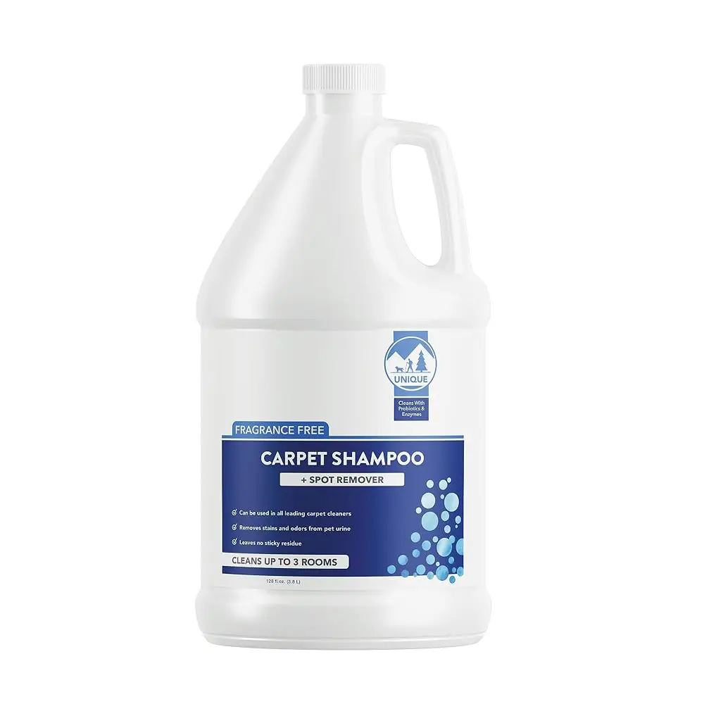 

Carpet Shampoo And Carpet Stain Remover - 128 Oz. Liquid Concentrate - Bio-Enzymatic, For Use In All Hines, Leaves No