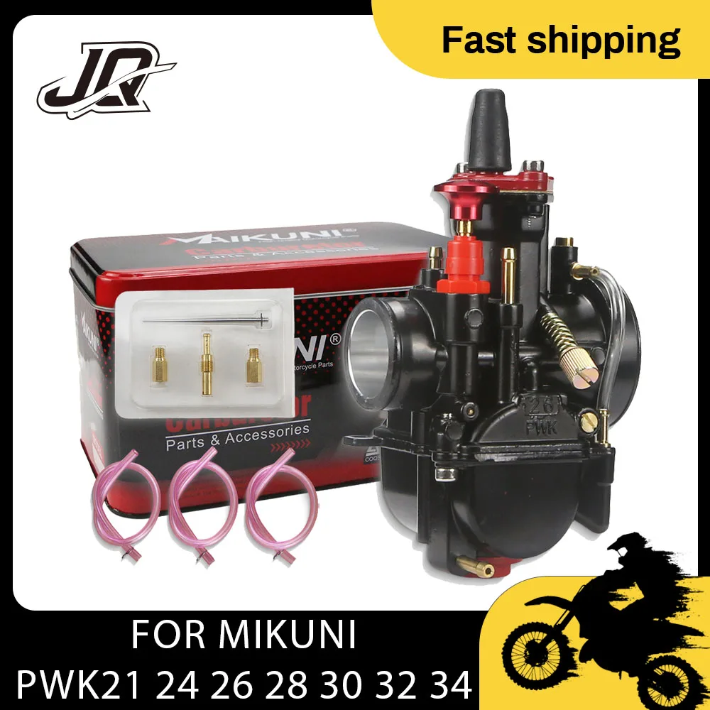 

For Mikuni CNC PWK 24 26 28 30 32 34mm Carburateur 2T 4T Universal Motorcycle carburetor For Yamaha For ATV Carburador 2 Tempos