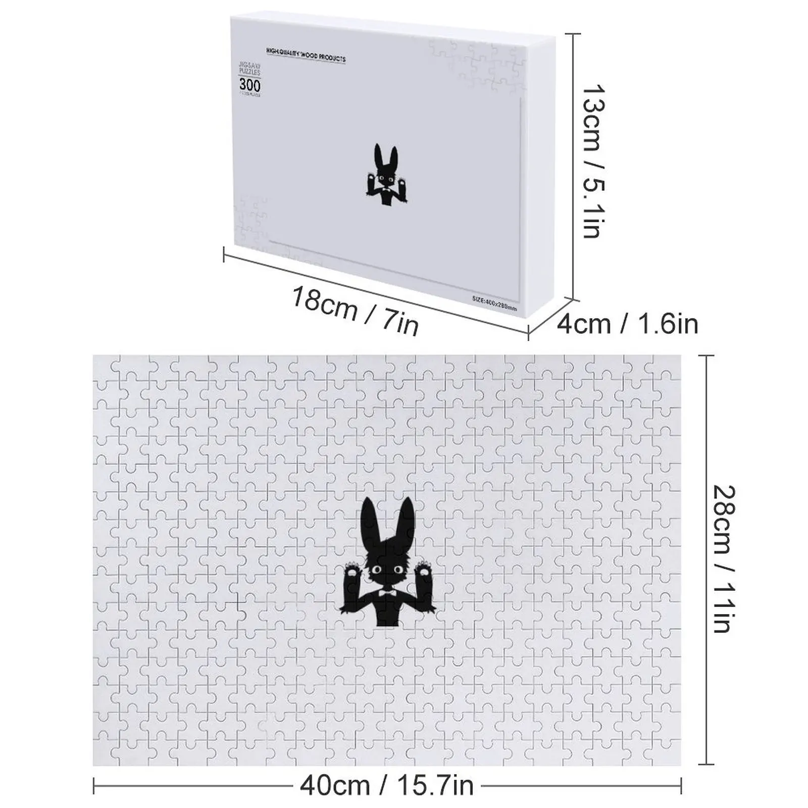 الكفوف ريان الكعكة صورة ظلية بازل قطع اسم شخصي صورة مخصصة صناديق خشبية هدايا مخصصة لغز الاطفال