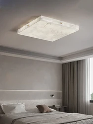 2026 New Trend Marble Series Square Round Lamparas De Techo LED Ceiling Lights Chandelier Ceiling Lamp For Living Room Bedroom