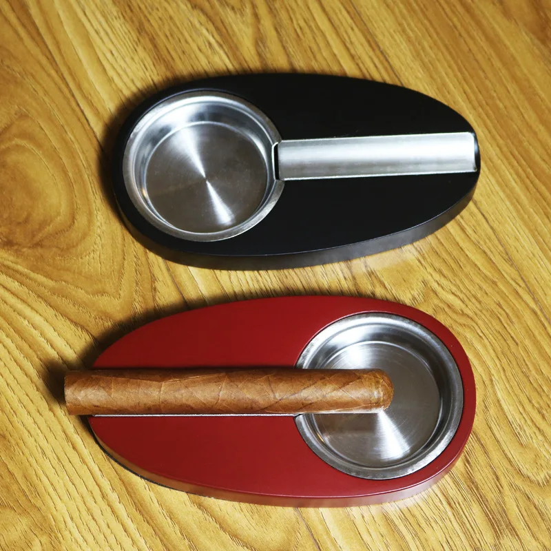 

Wooden Cigar Ashtray Small Gadget, Home Cigar Ashtray, Portable Stainless Steel Cigar Ashtray, Tobacco Ashtray Holder