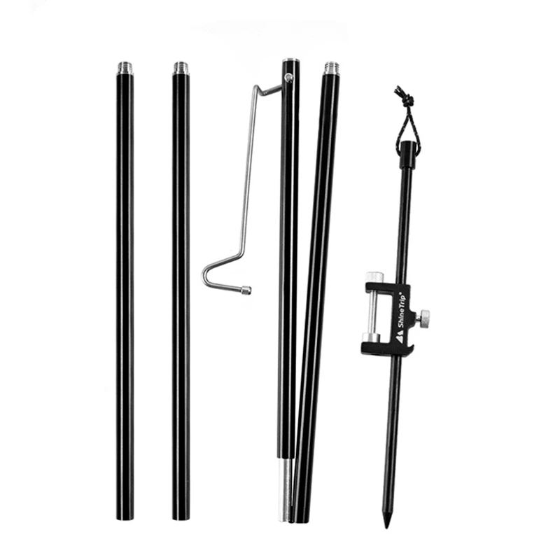 Lampada anticorrosione antiruggine con supporto per lanterna portatile pieghevole con asta sospesa 45BE