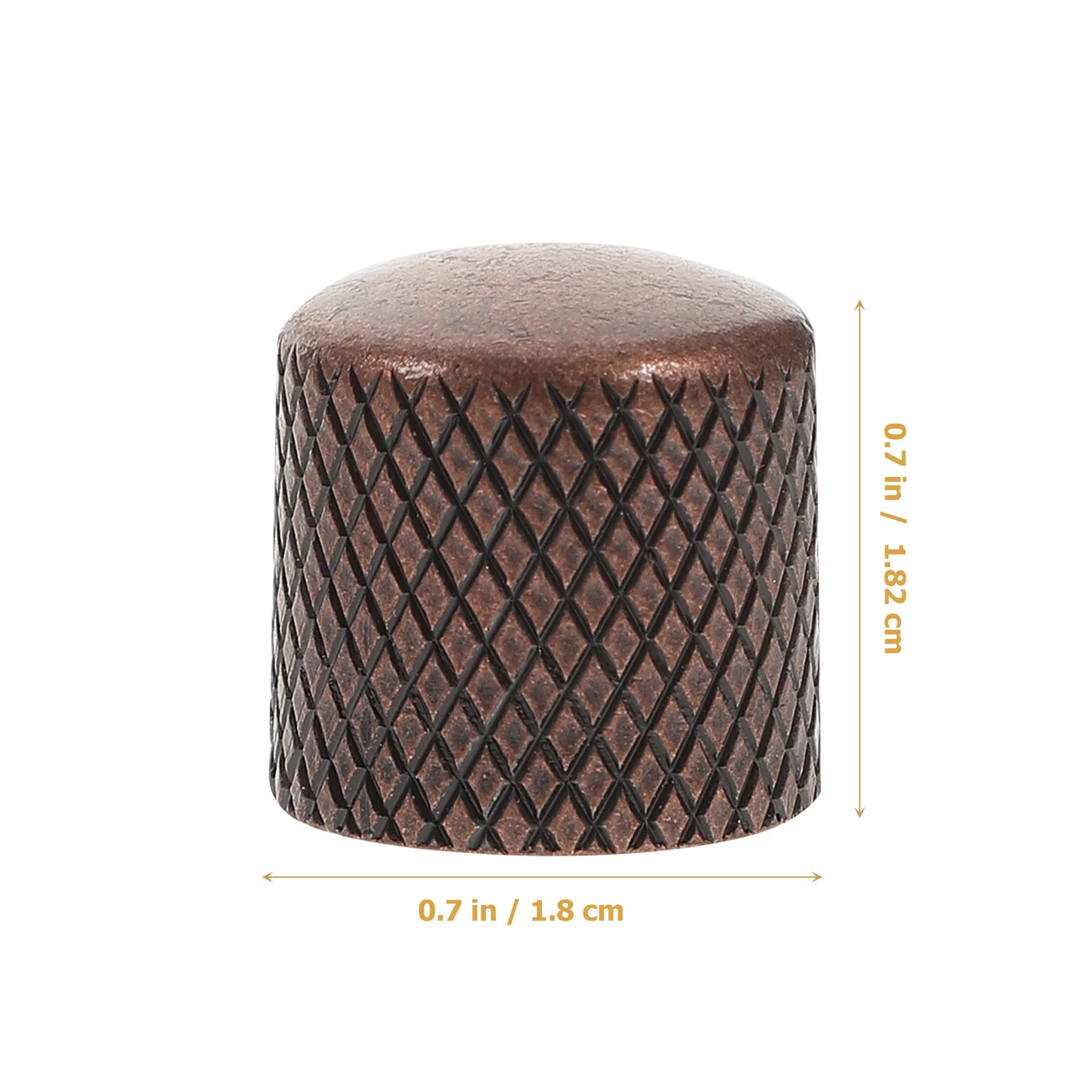 Boutons de Volume de guitare professionnels en métal, 4 pièces, pour contrôle de tonalité, pièces d'amplificateur de basse de guitare électrique, bouton de contrôle du Volume