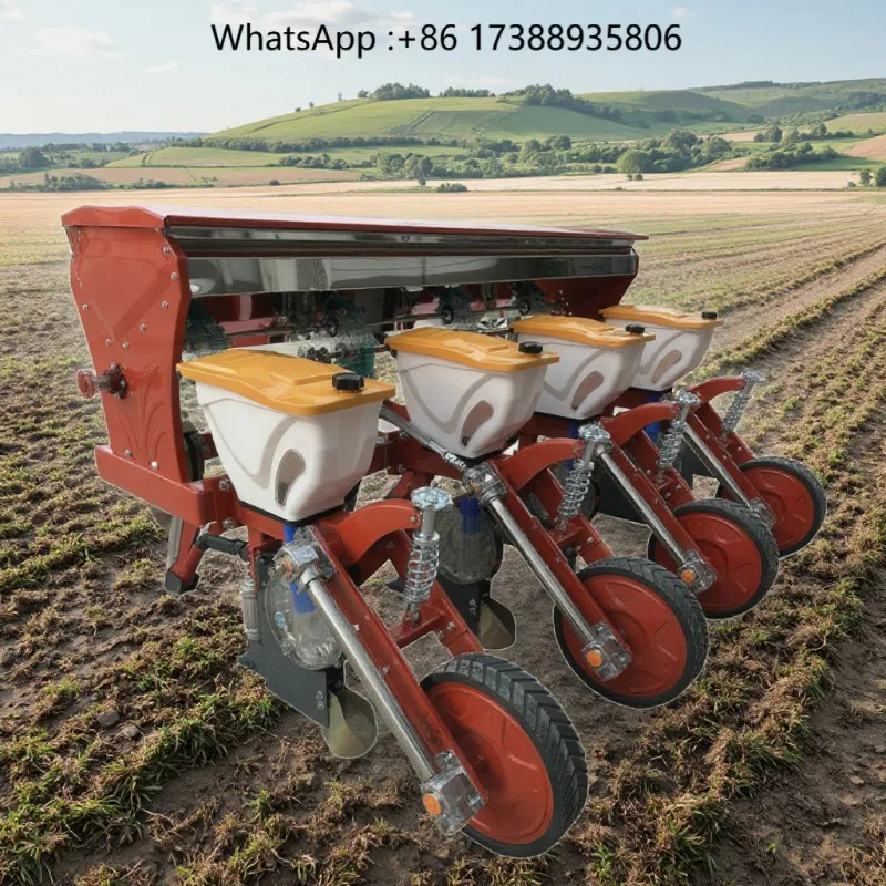 Newest 4 Row Corn Seeder Matched with Walking Tractor and  Seeders and Planting Machines Farm  with Good Price