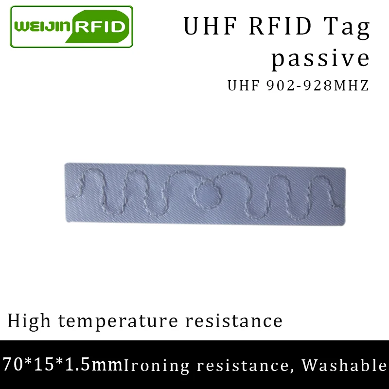 UHF RFID laundry tag hotel Linen clothing Washable heat resisting 902-928MHZ NXP UCode8 EPC Gen2 6C smart card passive RFID tags