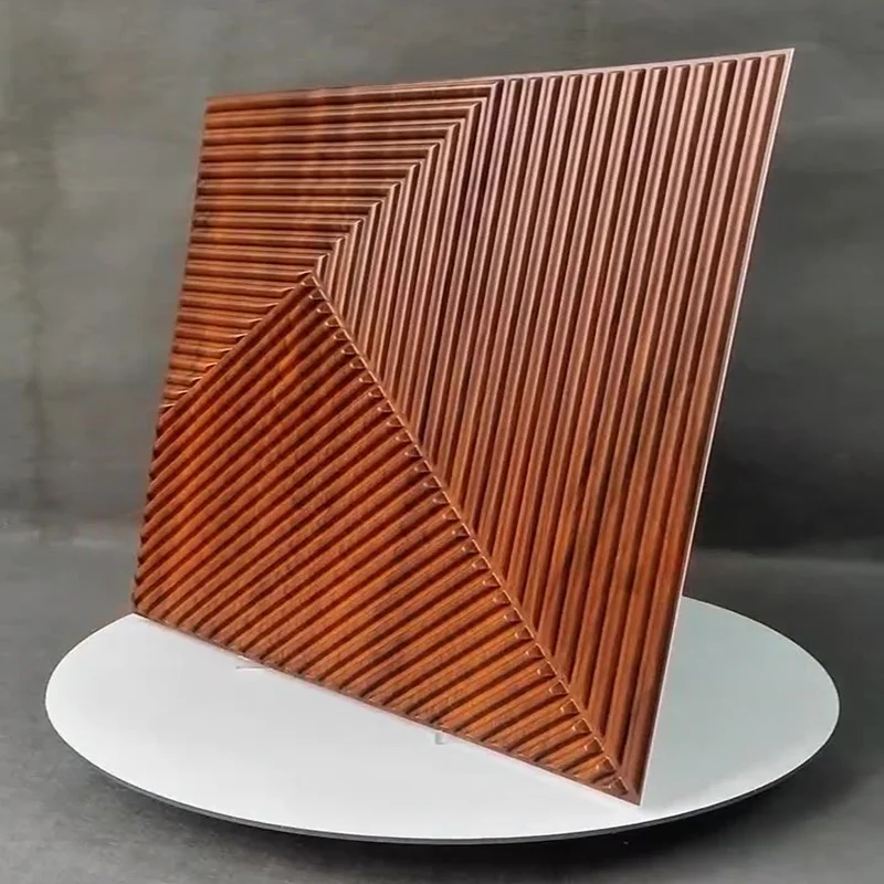 3D Wall Panel PVC Waterproof Moisture-Proof Decorative Background Wall Stickers Cross-Border Wall