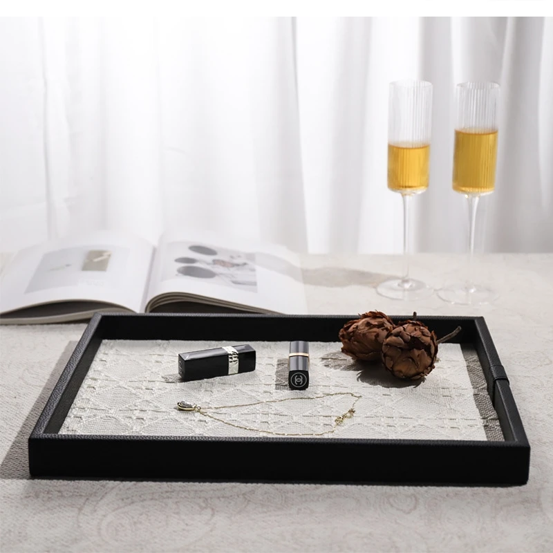 French aromatherapy tray Bedroom cloakroom high appearance level storage light luxury living room tea table decoration