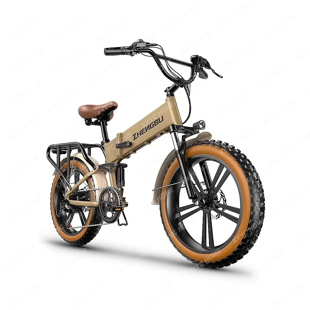 

Mountain Fat Tire Electric Bicycle 20-Inch Lithium Aluminum Alloy Scooter off-Road Speed Change Power Car