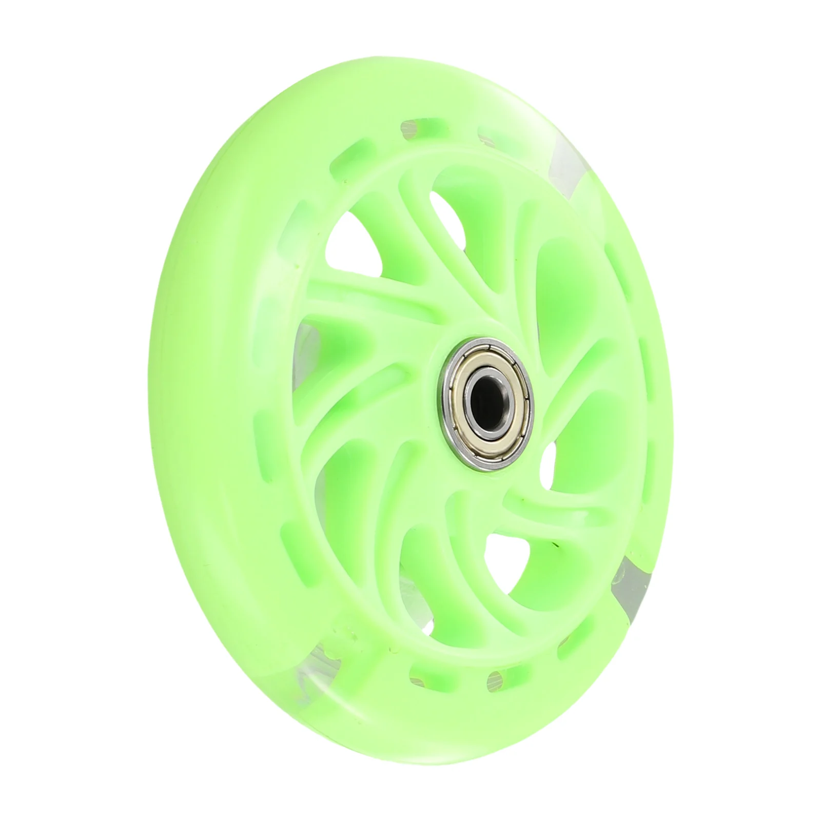 LED Flash Scooter Wheel 120*20mm PU Children Scooter Replacement Wheels 5 Colors Lighting Outdoor Accessories For Safe Skating