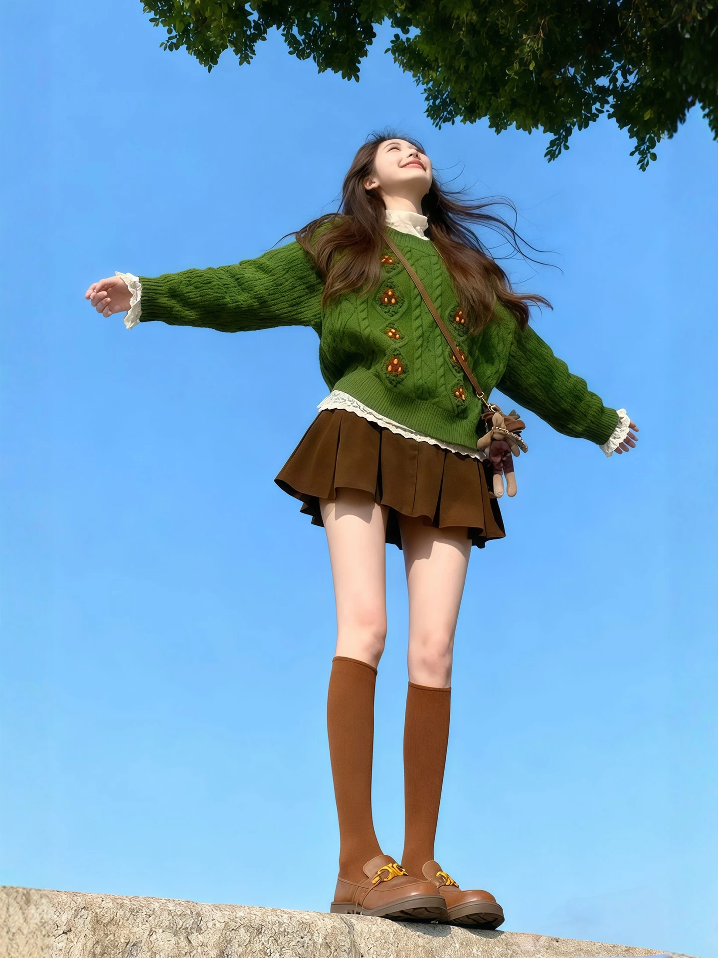 

Winter Faion plus Size Women's Knitted Sweater And Skirt Set Tee Pieces Beautiful Korean Sle Unique Casual Wear