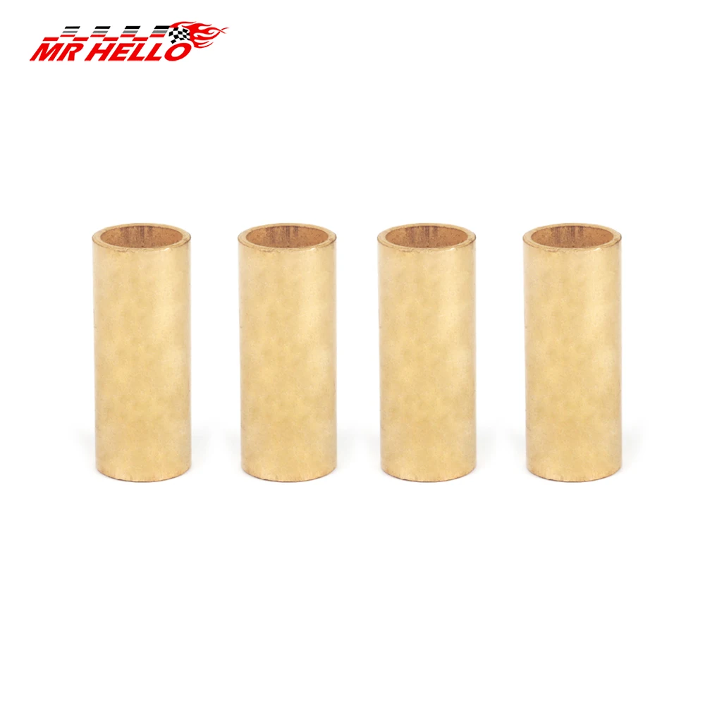 Kit boccola molla foglia bronzo stagno resistente all'usura 9/16 "I.D. 11/16 "O.D. 1-3/4 "di lunghezza 4 PZ/SET LC102366