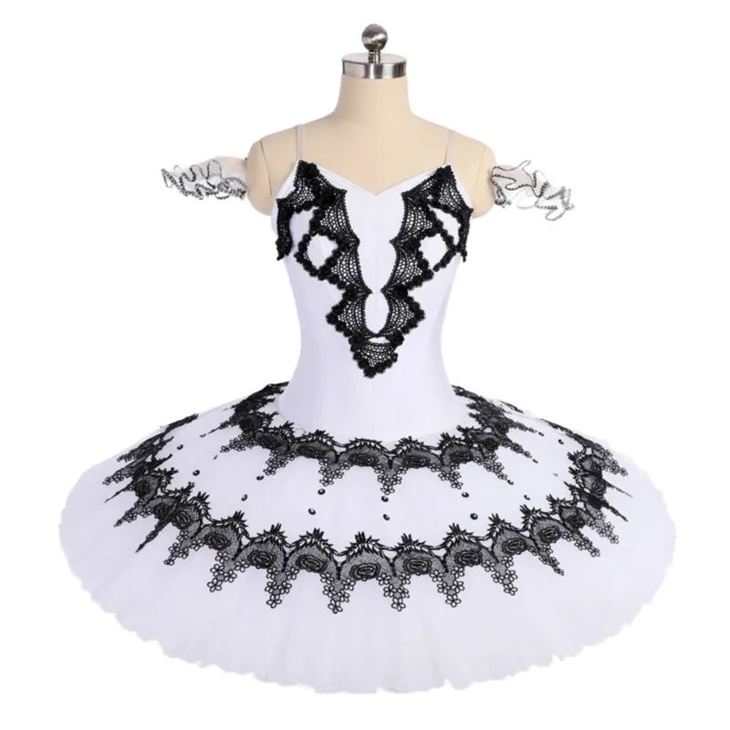 

Professional High Quality 12 Layers Women Adult White Swan Lake Ballet Tutu Dress Dance
