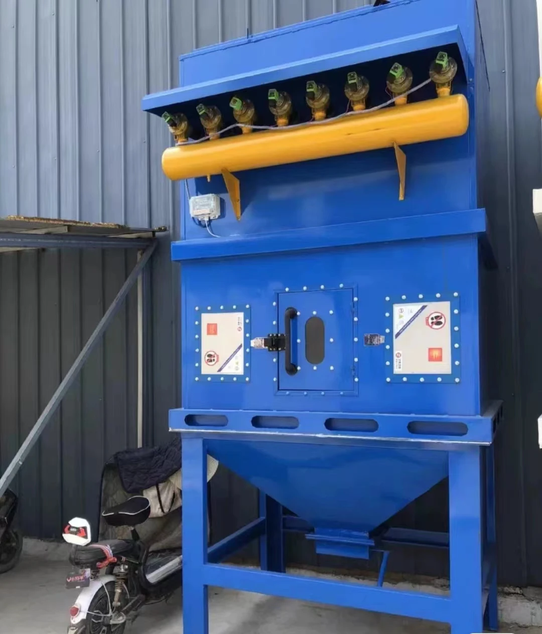 معدات حماية البيئة المهنية لآلات معالجة الغاز الحجرية مرشح الأكياس النفاثة