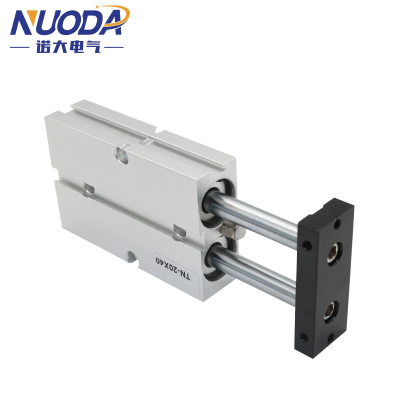 Pneumatic Cylinder Double Twin-Rod TN Air Cylinder 10 16 20 25 32mm Aluminum Alloy Stroke 30 40 50 60 80 100 150 200mm