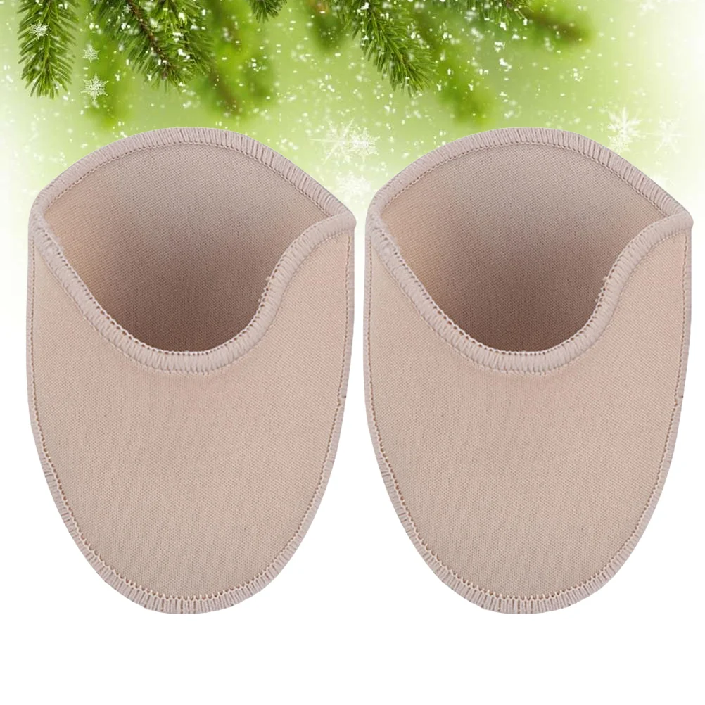 

Dancing Half Socks Elastic Pointe Dance Toe Protector Foot Toe Covers Forefoot Guard for Gymnastics Ballet