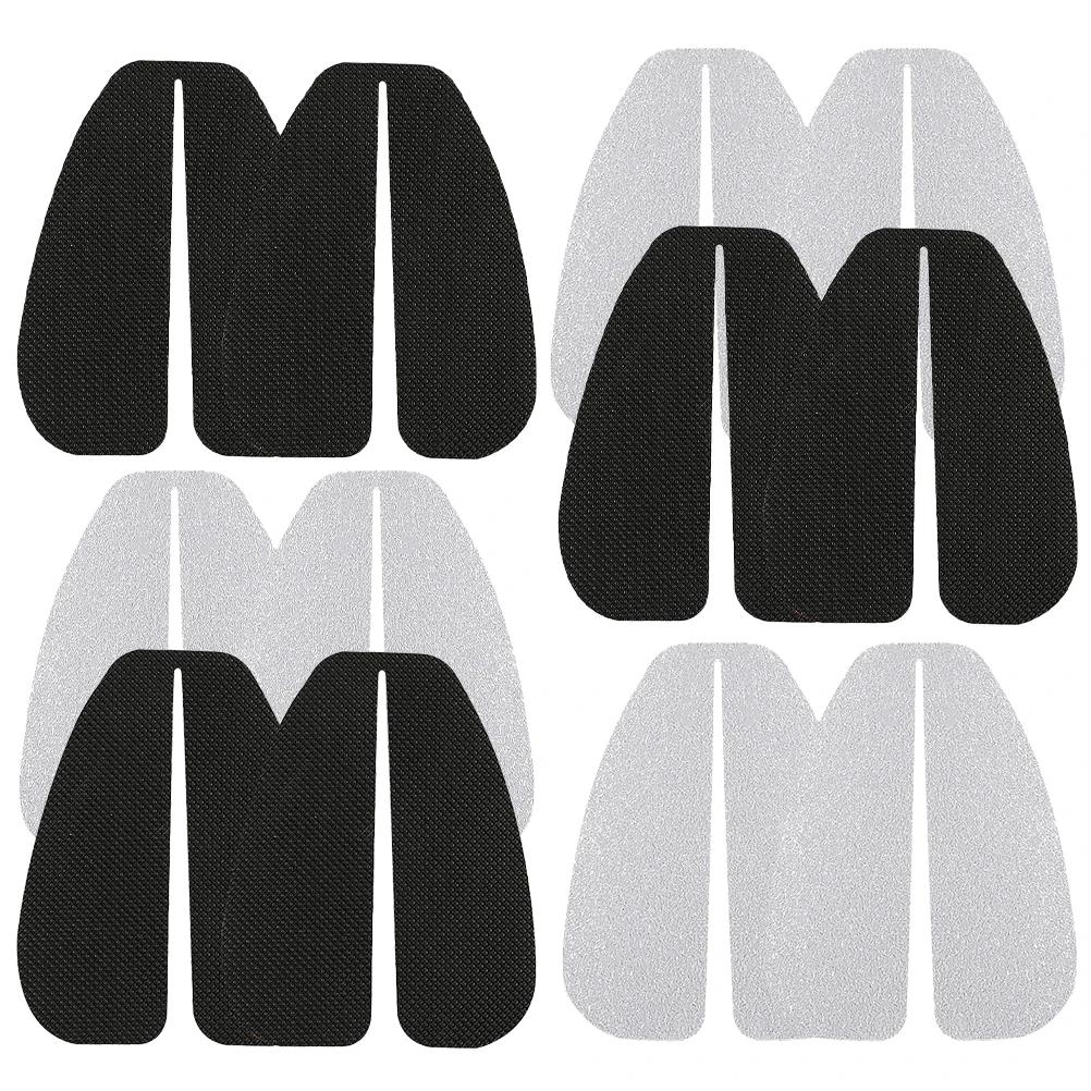 

6 Pairs White Anti wear Shoes Stickers Self cut Non slip Shoe Protectors for Women Shoes
