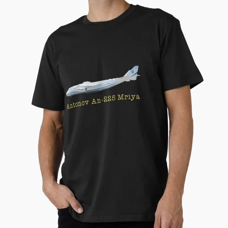 Camiseta con gráfico de avión de transporte súper pesado Antonov An-225 Mriya Beside Cargo Aircraft Jet, ropa gráfica de avión de transporte súper pesado, camiseta de todas las tallas S-6XL
