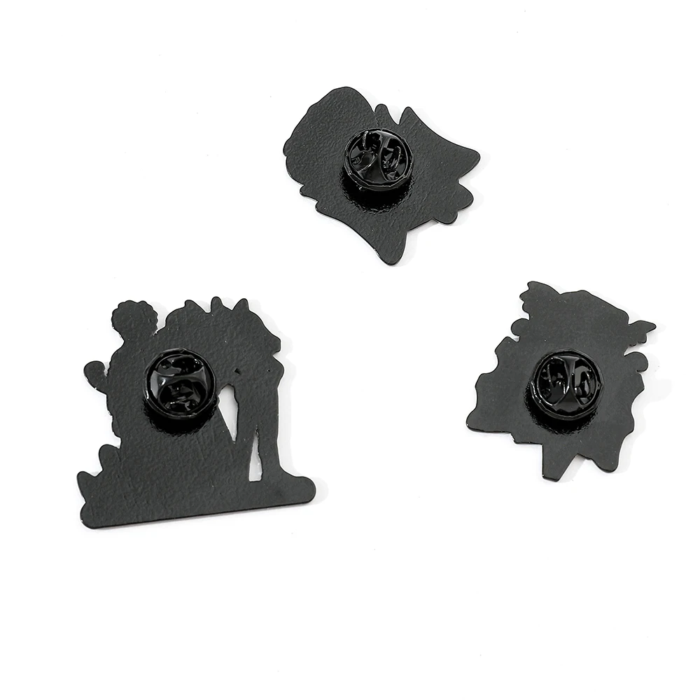 3 Pcs Anime Pikachu Brooch Handsome Ash Ketchum Enamel Pin Metal Badge Jewelry Clothing Backpack Accessories Festive Gifts