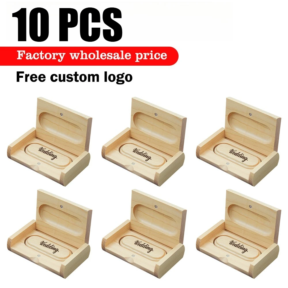 

10 шт./лот, бесплатный индивидуальный логотип, деревянный USB-накопитель, 64 ГБ, 32 ГБ, 16 ГБ, 8 ГБ, 4 ГБ, USB 2,0 U, диск памяти для специального подарка
