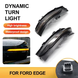 Per Ford EDGE 2015 2016 2017 2018 2019 2020 2021 Scorrimento Dinamico Indicatore di direzione Lampada Specchietto retrovisore Indicatore luminoso