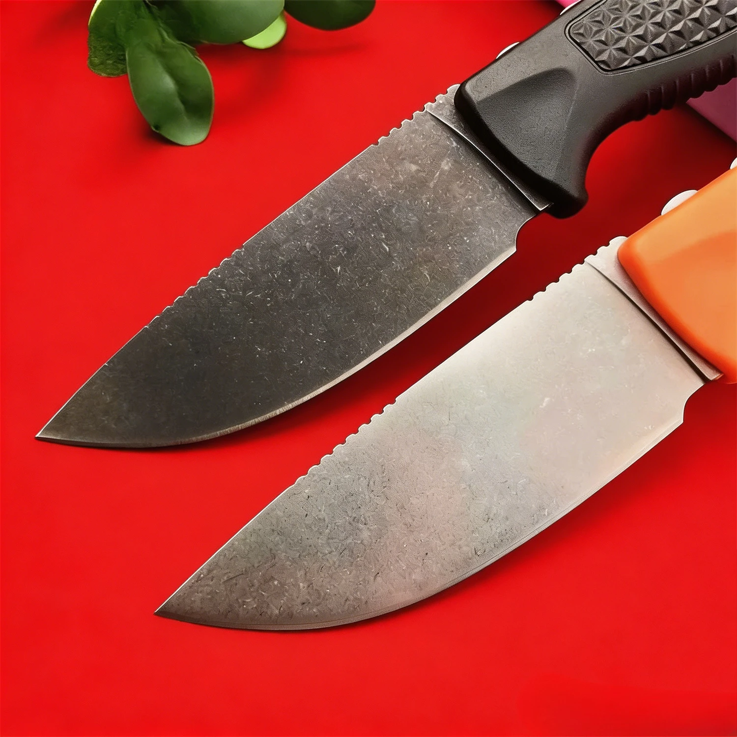 EDC 15006 Fixed Blade Knife, CPM-S30V Blade Nylon Fiber Handle, Outdoor Camping Hiking Cutting Tool with Sheath view 2