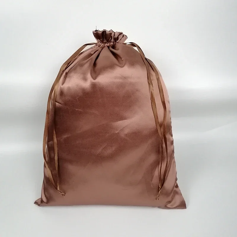 50 قطعة شعار مخصص الشريط الساتان حقيبة الشعر عذراء وصلات شعر شعر مستعار/أدوات التجميل/بيكيني/الأحذية/الملابس الرباط حقيبة التعبئة والتغليف