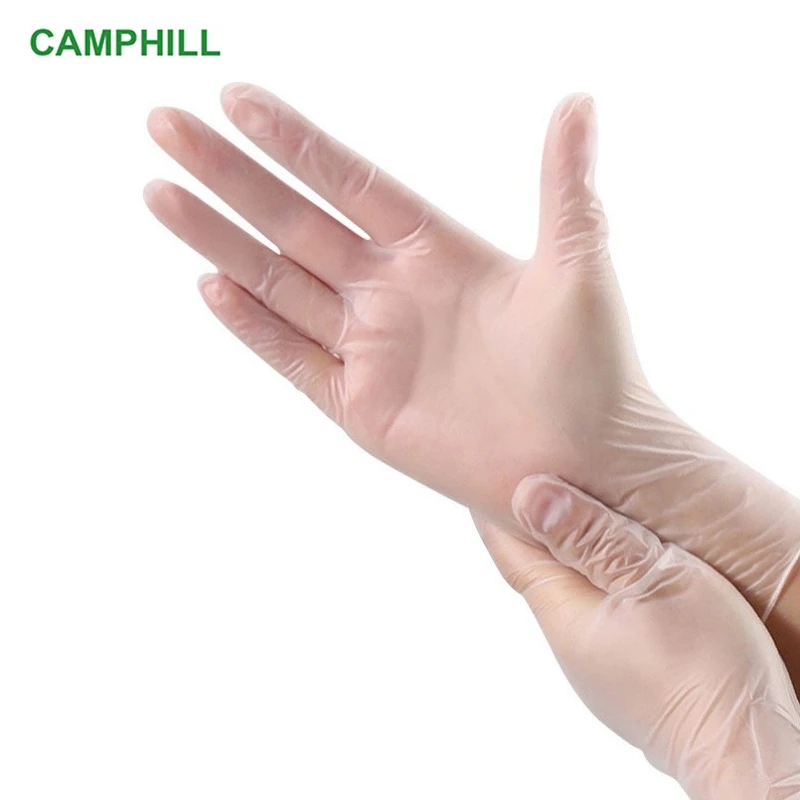 Recomendar guantes protectores de PVC desechables de calidad alimentaria de 9 pulgadas Planta de procesamiento de alimentos, guantes de alta elasticidad para limpieza del hogar