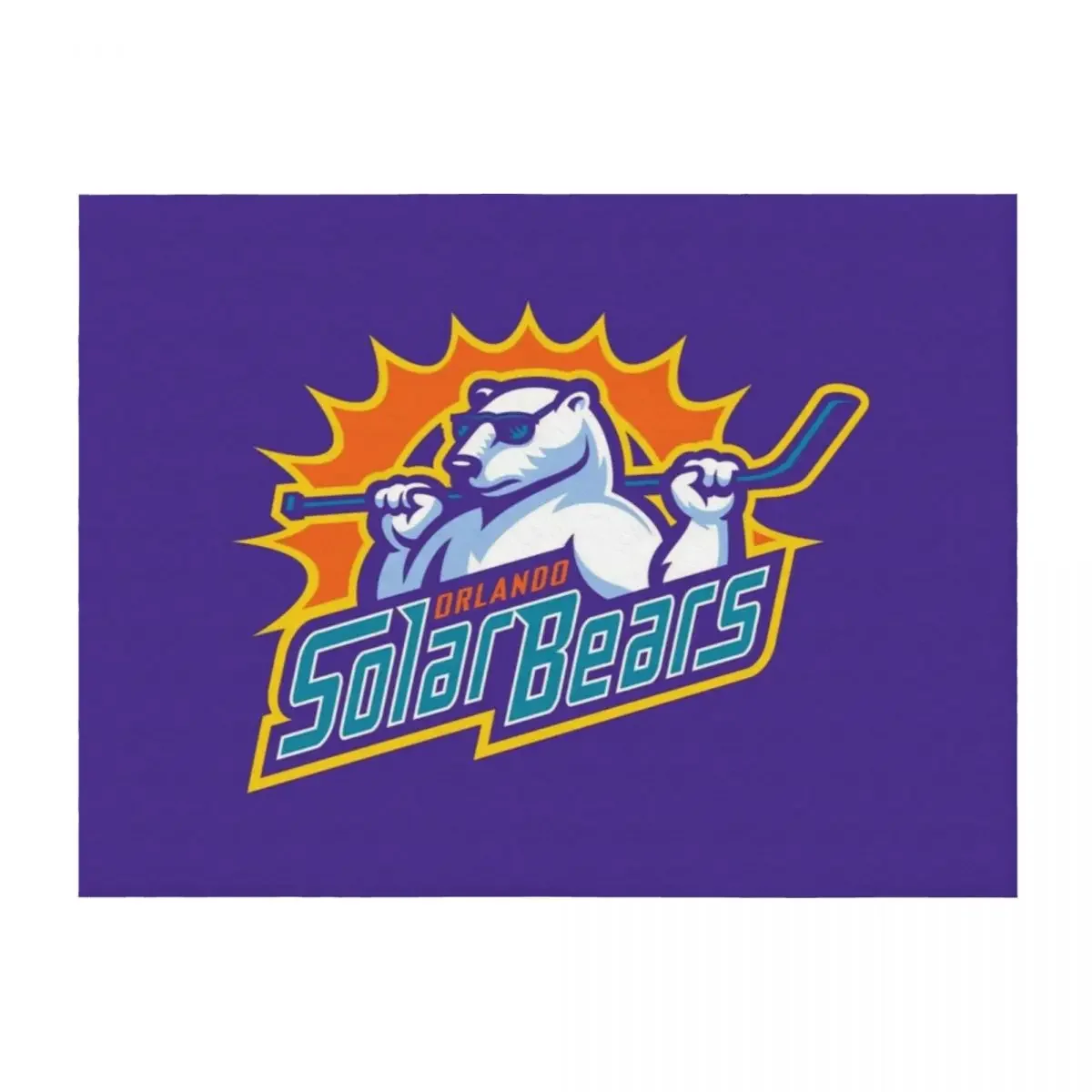 

Orlando Solar Bears Throw Blanket Soft Plaid Warm Kid'S Quilt Blankets