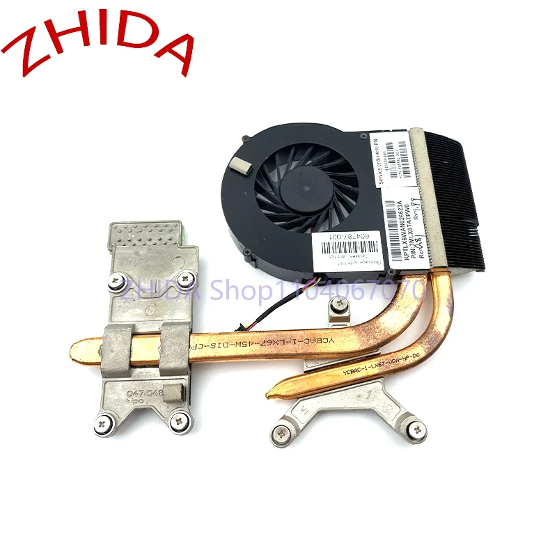 For HP pavilion DV6 DV7 dv7-4000 DV6-3000 cooling heatsink with fan 637609-001 604787-001 609965-001 622032-001