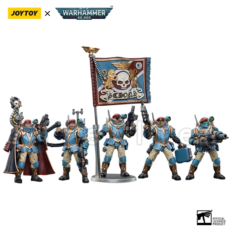 

Экшн-фигурка JOYTOY 1/18 (5 шт./комплект) 40K Tempestus Scions команда аниме модель игрушка