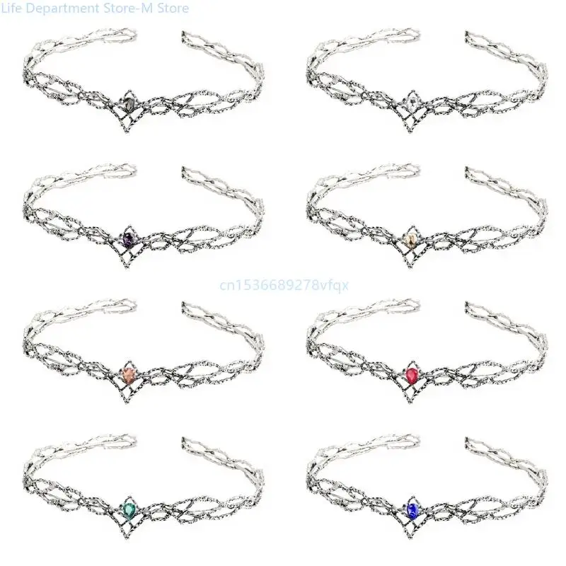 

Multipurpose Elven King Tiaras Stylish Alloy with Comfort Accessory for Party Supplies Decoration and Special Event