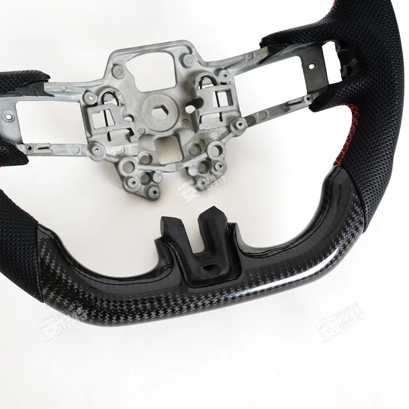 For Ford Mustang (2018-2021) Real Carbon Fiber Sport Steering Wheel (Modification Upgrade Part)