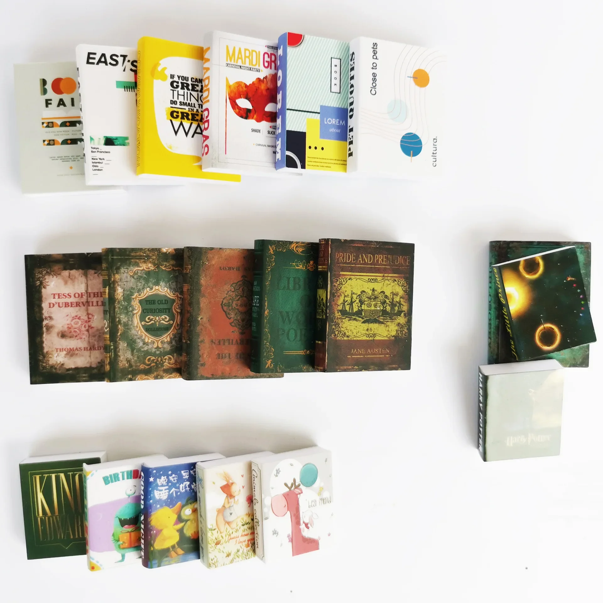 Miniature Scene Mini Books Fashion Magazine Dollhouse Furniture Mini Comic Notebook Doll House Decoration Accessories - Image 4