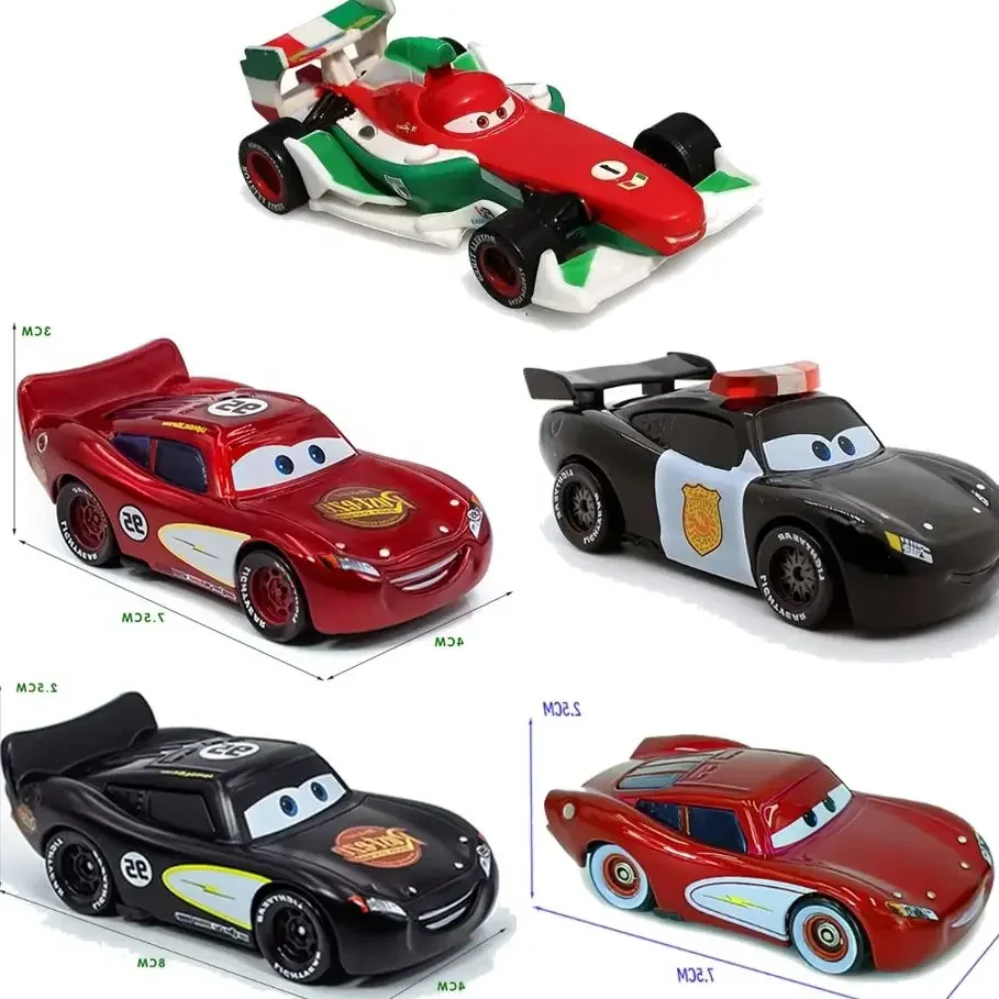 1pc Disney Lightning McQueen diy accessories, gifts for boys, Alloy, cute model ornaments，mini decor,Study room ornaments，gifts