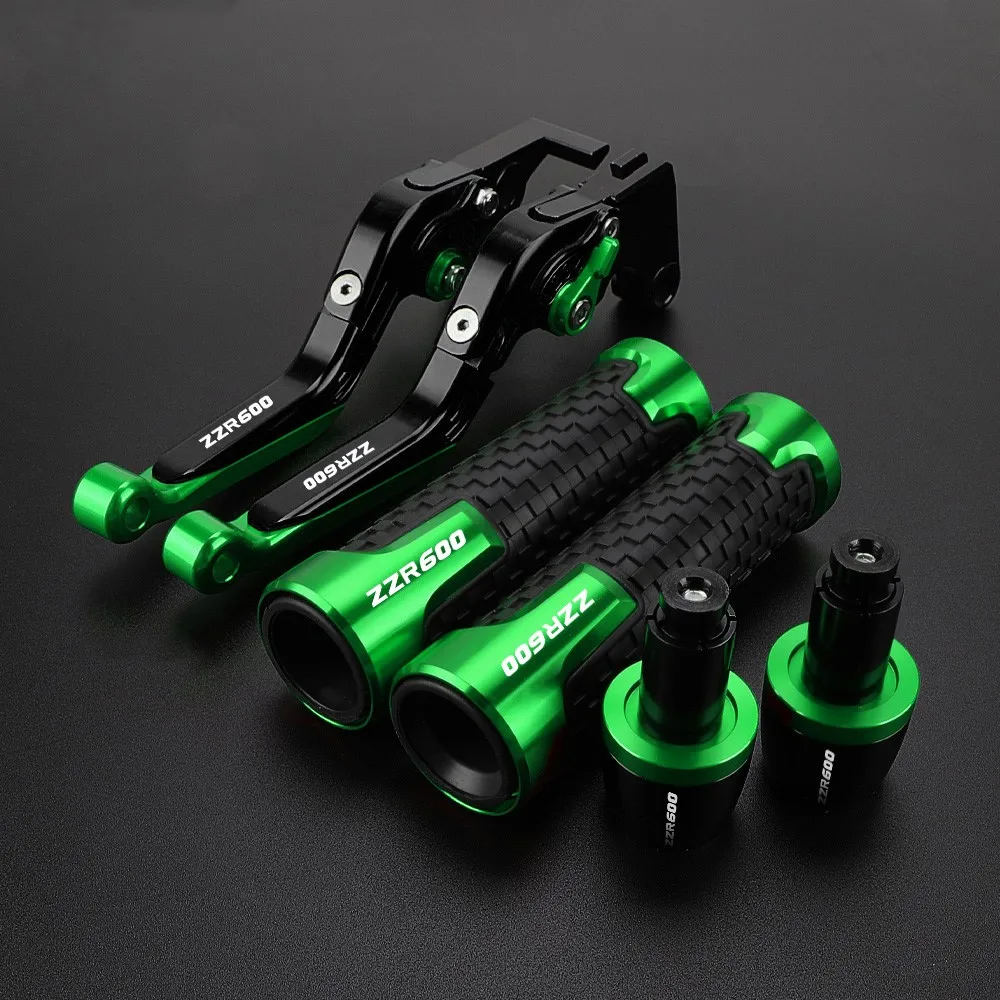 

Motorcycle For KAWASAKI ZZR600 1990-2009 2008 2007 2006 2005 2004 2003 Foldable Brake Clutch Levers Hand Handlebar grips ZZR600