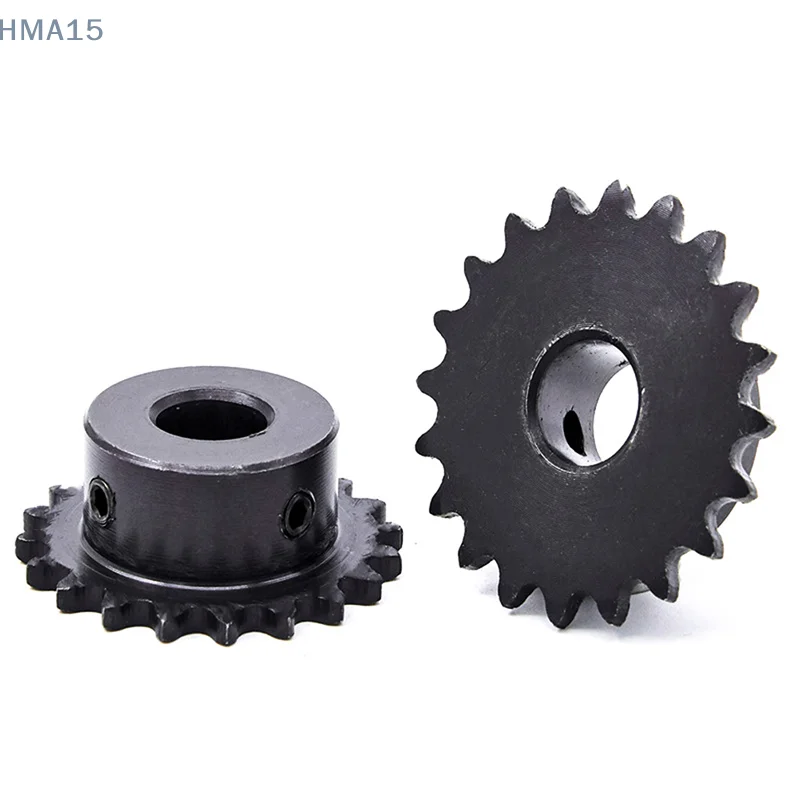 04C Chain Gear 45# Steel 10 Teeth Industrial Sprocket Wheel With Top Wire Bore 5MM 6MM 8MM 10MM