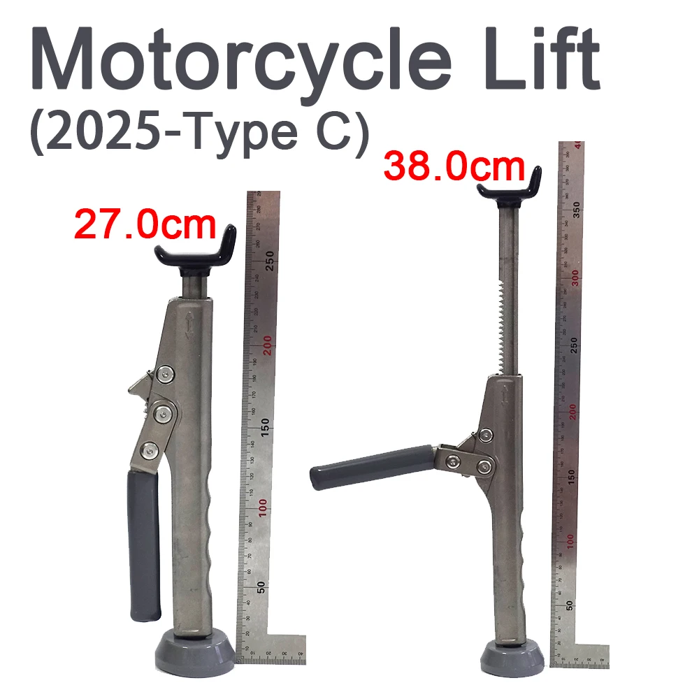 Portable Stainless Steel Motorcycle Lift Kit for Clean and Adjust the Car Chain Ratchet Lifting Structure Quick Lifting Lowering