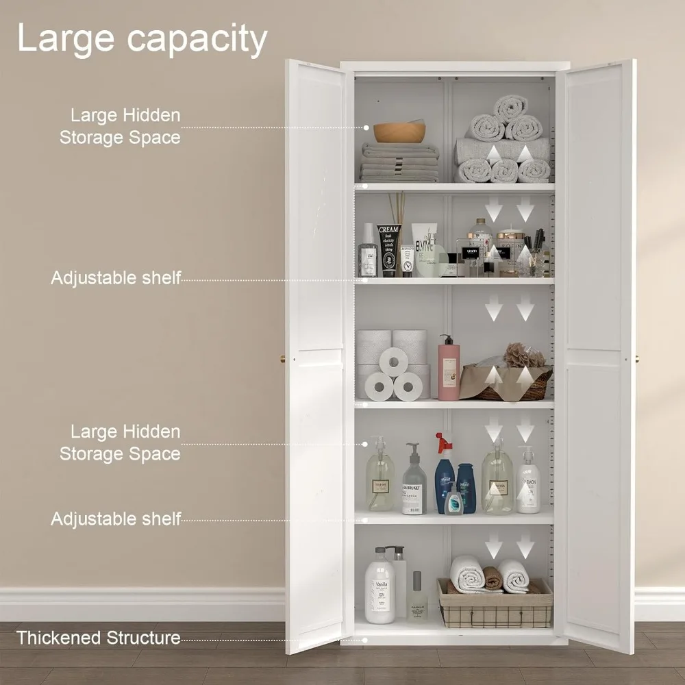 خزانة مخزن، خزانة تخزين مخزن المطبخ طويلة مع أبواب ورفوف، خزائن تخزين مخزن معدنية، خزانة